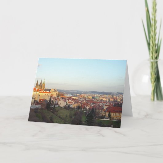 プラハのパノラマ カード (正面)