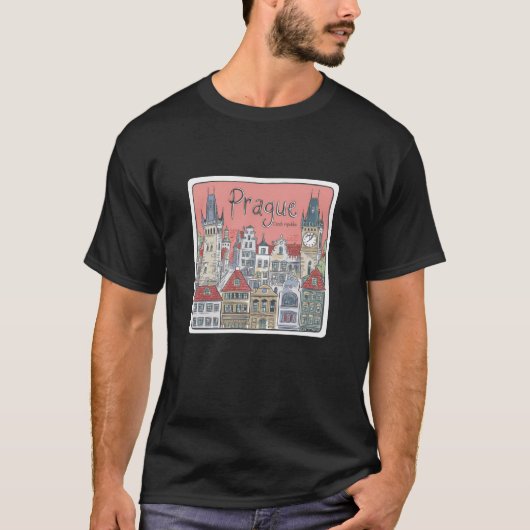 プラハのファンのためのギフトアイディア Tシャツ (正面)