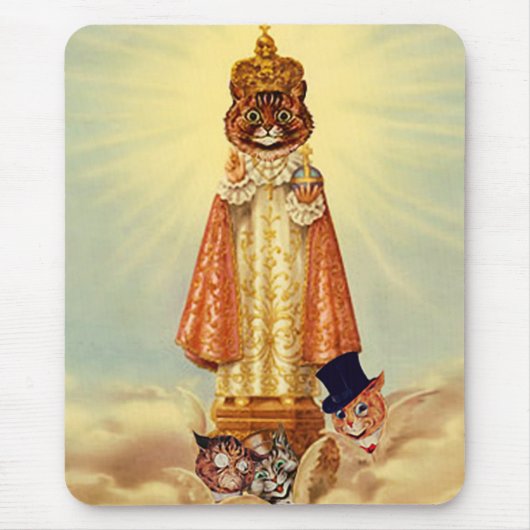 プラハのマウスパッドの子猫 マウスパッド (正面)