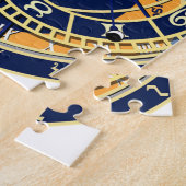 プラハの占星術のな時計 ジグソーパズル (側面)