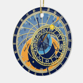 プラハの占星術のな時計 セラミックオーナメント (左)