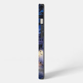 プラハの夜の街 iPhoneケース (左側面)