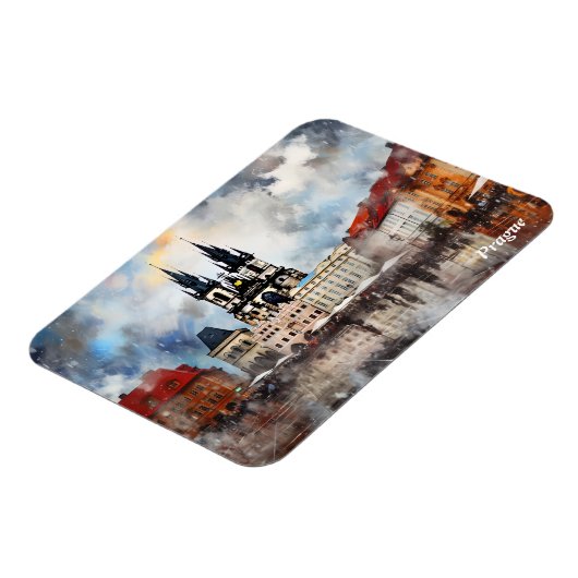 プラハの夜 マグネット (左側)