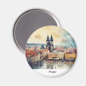 プラハの夜 マグネット (正面/裏面)