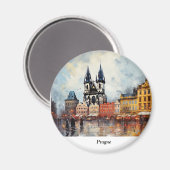 プラハの夜 マグネット (正面/裏面)