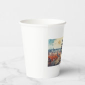 プラハの夜 紙コップ (右)