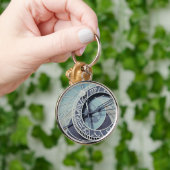 プラハの天文時計 キーホルダー (手)