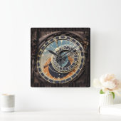 プラハの天文時計 スクエア壁時計 (ホーム)