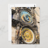 プラハの天文時計 ポストカード (正面/裏面)