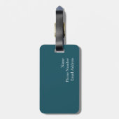 プラハの天文時計 ラゲッジタグ (裏面縦)