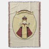 プラハの投球毛布の乳児 スローブランケット (正面縦)