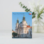 プラハの旧市街にある聖ニコラス教会 ポストカード (スタンド正面)