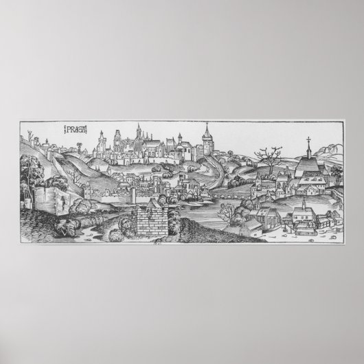 プラハの景色 ポスター (正面)