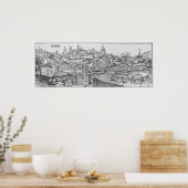 プラハの景色 ポスター (キッチン)