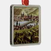 プラハの眺め メタルオーナメント (右)