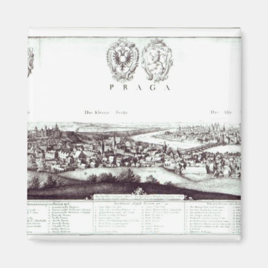 プラハの表示， 1649 マグネット (正面)