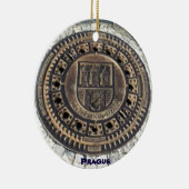 プラハの通りカバーオーナメントのチェコスロバキア共和国 セラミックオーナメント (右)