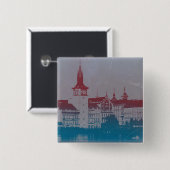 プラハの金都市 缶バッジ (正面&裏面)