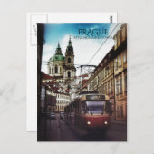 プラハの鐘楼 ポストカード (正面/裏面)