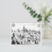 プラハの防御方法, 1618威厳がある年3月 ポストカード (スタンド正面)