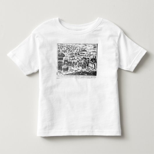 プラハのDefenestration、1618年 トドラーTシャツ (正面)