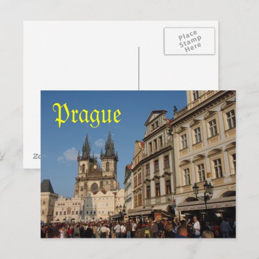 プラハはがき ポストカード (正面/裏面)