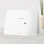 プラハを思い出す カード (裏面)