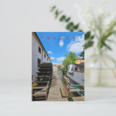 プラハウォーターミルビューポストカード ポストカード (スタンド正面)