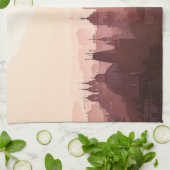 プラハエレガント·アクリルアート| キッチンタオル (折り畳み)