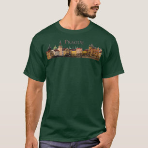 プラハオールドタウンスカイライン Tシャツ