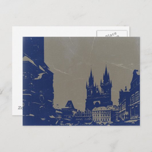 プラハオールドタウンスクエア ポストカード (正面/裏面)