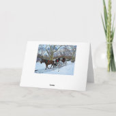 プラハカードからのメリークリスマス シーズンカード (裏面)