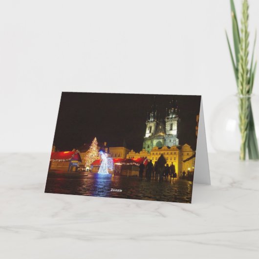 プラハクリスマスナイトメリークリスマスカード シーズンカード (裏面)