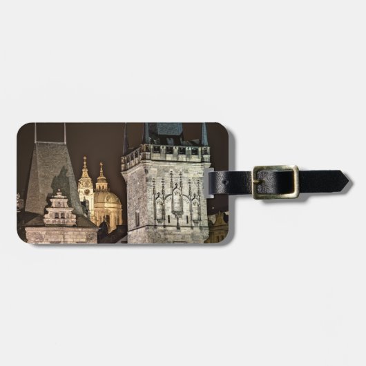 プラハタワーズナイト ラゲッジタグ (正面横)