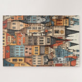 プラハチェコへの旅行 ジグソーパズル (横)