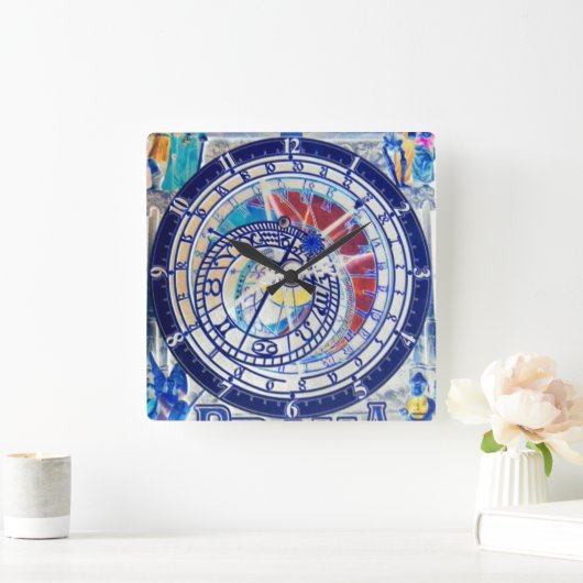 プラハチェコスロバキア天文時計4 スクエア壁時計 (ホーム)