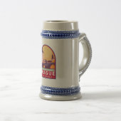 プラハチェコトラベルアートヴィンテージ ビールジョッキ (正面右)