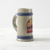 プラハチェコトラベルアートヴィンテージ ビールジョッキ (正面左)