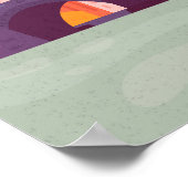 プラハチェコトラベルアートヴィンテージ ポスター (角)