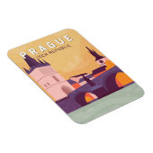 プラハチェコトラベルアートヴィンテージ マグネット (右側)