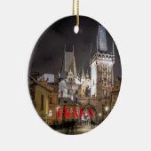 プラハチェコリパブリックオーナメント セラミックオーナメント (右)