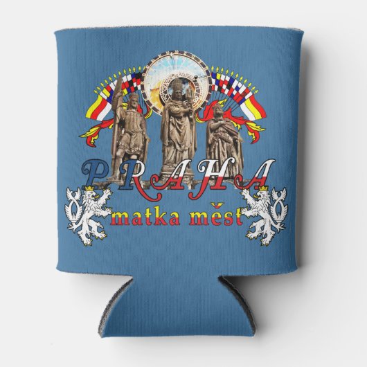 プラハチェコ共和国ファミリービールクーラーボックス 缶クーラー (正面)