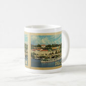 プラハチェコ共和国ヴィンテージ旅行 コーヒーマグカップ (正面右)