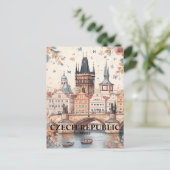 プラハチェコ共和国旅行 ポストカード (スタンド正面)