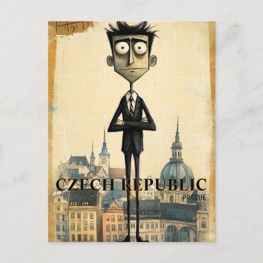 プラハチェコ共和国旅行 ポストカード (正面)