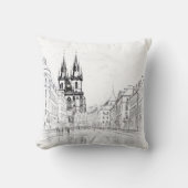 プラハチェコ共和国 クッション (正面)