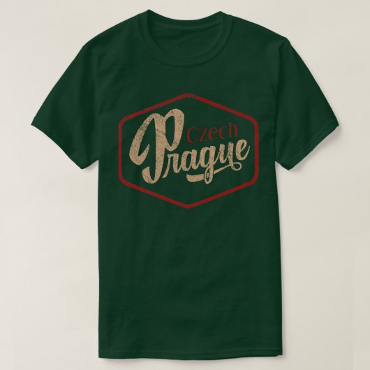 プラハチェコ Tシャツ (デザイン正面)