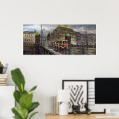 プラハトラムブリッジレジー国立劇場 ポスター (ホームオフィス)