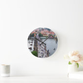 プラハビュー ラウンド壁時計 (ホーム)