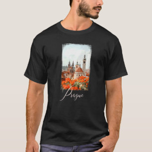 プラハプラハシティプラハプラハ Tシャツ